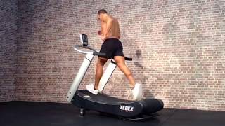 Xebex Curved Treadmill Motorloze Loopband [upl. by Parsaye]