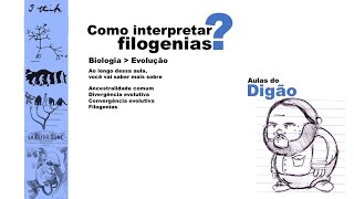 Como interpretar filogenias Árvores filogenéticas Cladogramas Evolução [upl. by Kernan]