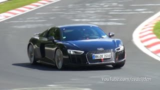 2015 Audi R8 V10 PLUS  Full Throttle Exhaust Sounds [upl. by Gnaht]