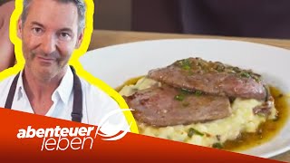 Das perfekte Schnitzel in 5 Schritten So gelingt ein Kalbsschnitzel  Abenteuer Leben  Kabel Eins [upl. by Llewsor]