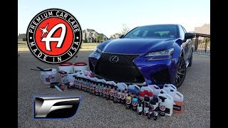 HOW TO FULLY DETAIL YOUR CAR exterior and interior  LEXUS GS F feat Adams Polishes [upl. by Enrique]