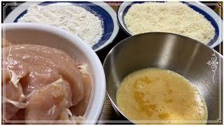 My Homemade Chicken Katsu food cooking music [upl. by Sutherlan]