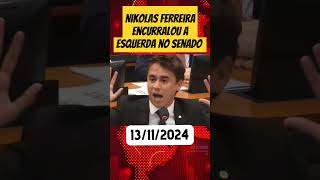 Nikolas Ferreira falou na cara dos esquerd4 no Senado brasileiro shorts [upl. by Macleod]