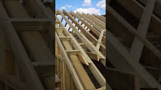 How To  Hand Cut Pitched Roof  Timber Roof Dormer  Frame Build  JC Timber Roof Specialist UK [upl. by Harbard148]