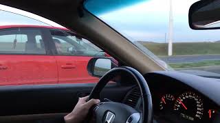 Opel Vectra OPC 300hp vs Honda Accord 24 MT 200hp [upl. by Ynnattirb]