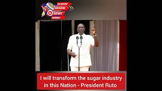 President William Samoei Ruto directs Mumias Sugar Company to pay bonuses to Sugarcane farmers [upl. by Thaddeus]