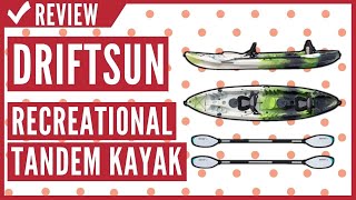 Driftsun Teton 120 Hard Shell Recreational Tandem Kayak Review [upl. by Adaurd]