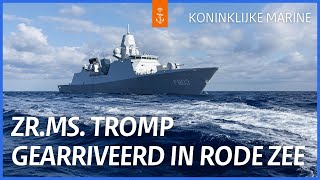 ZrMs Tromp begint aan operaties voor veiligheid en vrije doorvaart in Rode Zee  PACIFIC ARCHER [upl. by Mauretta420]