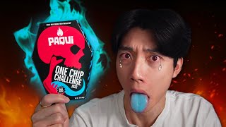 I Ate the Worlds SPICIEST Chip [upl. by Eelamme]