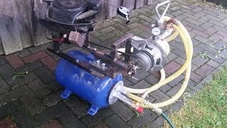 How to Wasserpumpe mit Benzinmotor selber bauen [upl. by Innavoj]