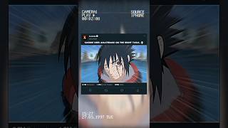 Sasuke uses Amaterasu on the Eight Tails shorts anime naruto sasukedit narutoedits itachieditz [upl. by Spector]