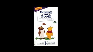 Digitized opening to Winnie The Pooh And The Blustery Day UK VHS [upl. by Trilley]