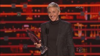 Ellen Wins the People’s Choice Humanitarian Award [upl. by Imhsar]