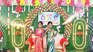 Anushka amp Shivanya  Half Saree Cinematic Song 2024  Sirse Family  Raj Films Bidar  9916799550 [upl. by Vilberg774]