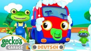 WaschanlagenAbenteuer  90minütige Zusammenstellung｜Geckos Garage Deutsch｜LKW für Kinder 🦎🛠️ [upl. by Anilemrac]