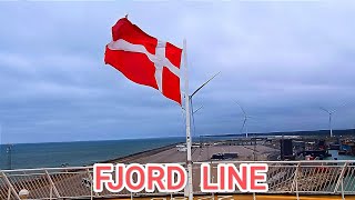 Fjord Line  DĀNEMARK nach NORWEGEN  Überfahrt mit der Autofähre  2023  ferry denmark norway [upl. by Melentha]