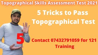 How to pass topographical test London 5 Tricks To Pass Topographical Test [upl. by Kirwin]