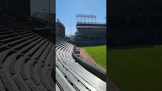 Wrigley Field Tour 101024 view from centerfield baseball bleacherbums chicago bucketlist [upl. by Ireva]