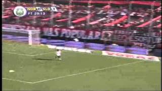 2009  Apertura  Fecha 19  Newells 0  2 San Lorenzo [upl. by Caldwell564]