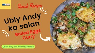 Ubla Anda Masala Recipe Dinner Recipe Unique Recipe Ubly Andy ka Masala Curry Egg Masala Curry [upl. by Sixela]