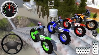 Motocross Bike Racing Video game  Dirt Motor Bikes Games  Offroad Outlaws  Android Gameplay [upl. by Nwahsauq]