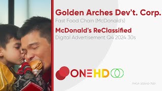 McDonalds ReClassified Digital Ad Q4 2024 30s Philippines HDST [upl. by Tillinger92]