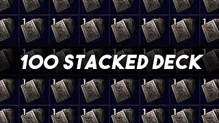 100 Stacked Deck Turn In  Path of Exile 33 Incursion League [upl. by Ibby]