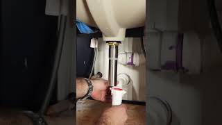 Sink Drain Installation Tips  shorts [upl. by Enhpad762]