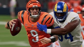 Los Angeles Rams vs Cincinnati Bengals  Super Bowl LVI  NFL 213  Madden 22 Super Bowl 56 Sim [upl. by Nagrom]