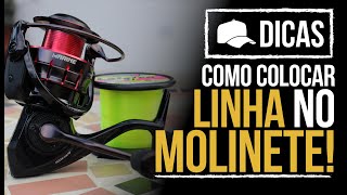 COMO COLOCAR LINHA NO MOLINETE DICA [upl. by Ahsitil146]