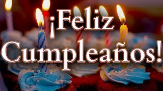 Feliz Cumpleaños Cristiano con letra [upl. by Wolford621]