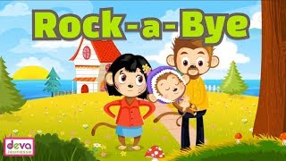 Rockabye baby  Comptine en anglais avec paroles pour enfants et bébés [upl. by Hcelemile]