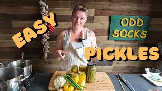 How To Make Easy Piccalilli And Runner Bean Pickles Using Allotment Vegetables to Last A Year [upl. by Aissila]