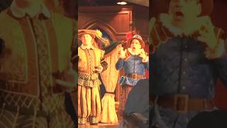 tangled at disneyland in 2017 disneyparks disney gaston royaltheatre part1 waltdisney hair [upl. by Notsla]