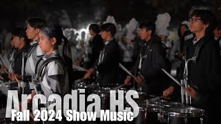 Arcadia HS Drumline Fall 2024 Show Music [upl. by Eletnahc]