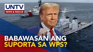 Suporta ng US sa isyu ng West PH Sea maaaring mabawasan sa ilalim ng Trump admin – analyst [upl. by Nellek]