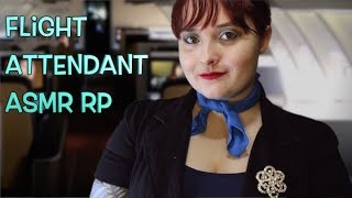 Flight Attendant RP ☁️✈️ ☁️ ASMR Flights [upl. by Rennob]