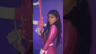 Blaire White Is The Pink Power Ranger Halloween 2023 [upl. by Narhem]