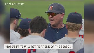 Legendary Hope baseball coach to retire after the season [upl. by Hsital98]