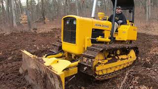 Dozer stump work John Deere 350 [upl. by Assener]