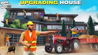 GTA 5 Franklin Shinchan amp Chop Ultimate Modern Luxury House Upgrade GTA 5 [upl. by Ammej]