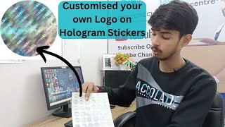 Customised your own Logo on Hologram Stickers  CashifyOfficial [upl. by Ecart]