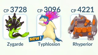 Using HISUIAN TYPHLOSION in Pokemon GO Master League [upl. by Rivy841]