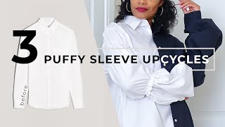 3 Trendy Dramatic SLEEVE Upcycles You Must Try in 2022 [upl. by Becca568]