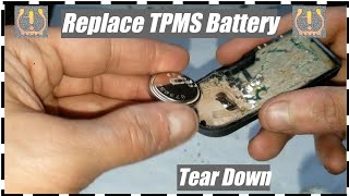 How To Replace The TPMS Battery 🔋 and 🪓Tear Down NO PROGRAMMING [upl. by Arbuckle]