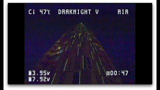 TinyWhoop Night Dives Downtown w Tree Crash [upl. by Pickard]