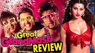 Great Grand Masti  Movie Review [upl. by Ahsehat]