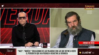 Risto Mejide denunciado por el periodista Enrique de Diego a cuenta de la vacunación Covid19 [upl. by Close]