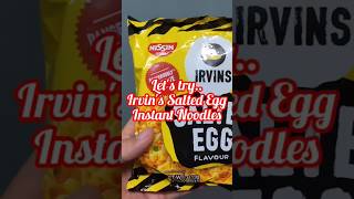 Instant Noodles  Nissins Irvins Salted Egg Noodles instantnoodles homecook amuroreychannel [upl. by Aitram481]