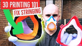 Fix 3D print stringing and prevent it from happening 3dPrinting [upl. by Ragas]